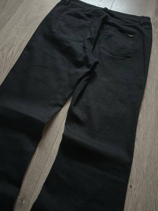 Чорні клеш джинси буткат опиум авангард гранж bootcut flared