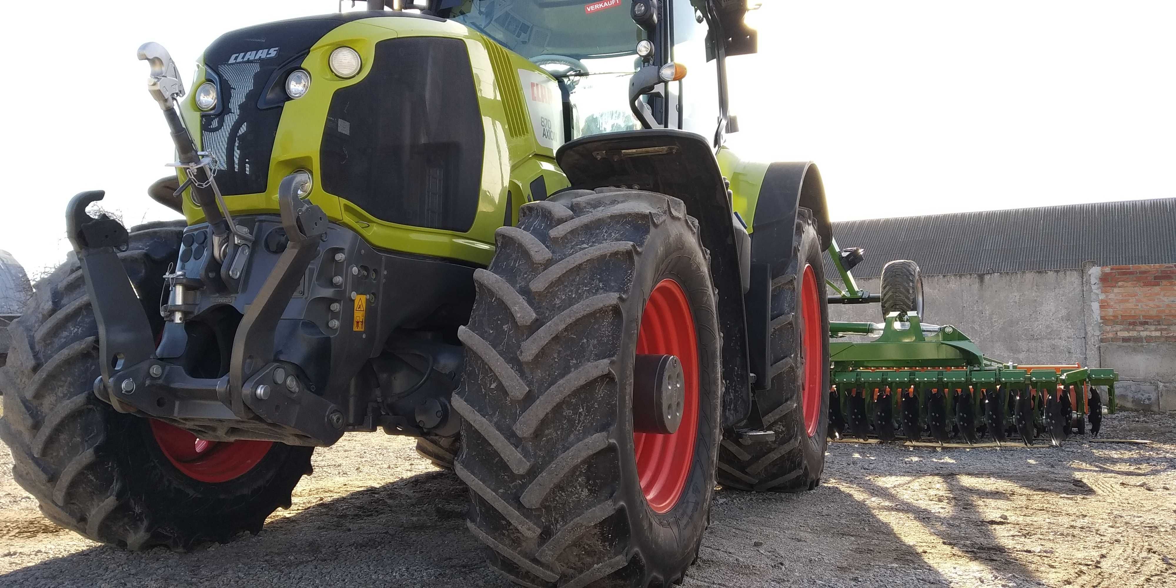 Трактор Клаас.Claas Axion 870. 2017.