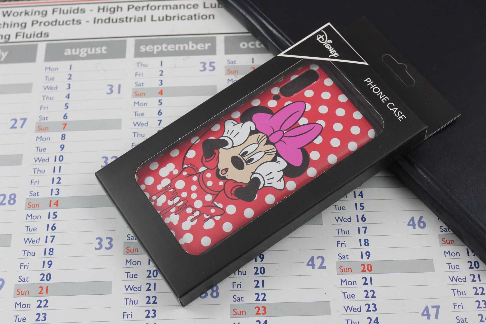 Etui Minnie Disney Nadruk do Huawei  P20 Lite + Szkło Hartowane