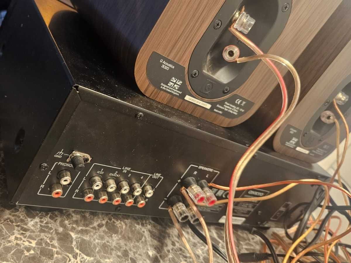 Głośniki Q Acoustics 3020 + Wzmacniacz Onkyo A-9010