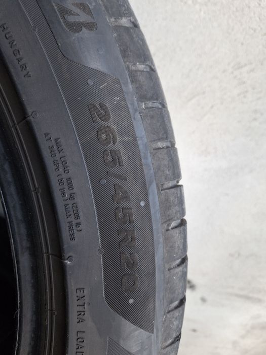 Opony letnie 4 sztuki 265/45R20