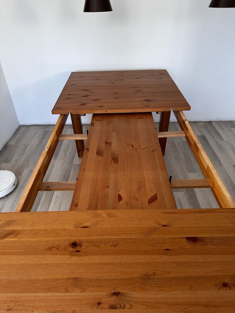 Duży drewniany Stół ikea 200/245/290