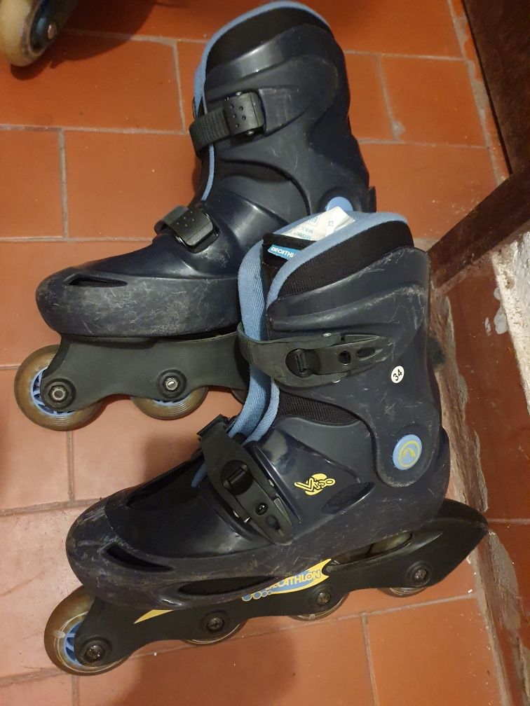 Patins em linha - número 34 & 38