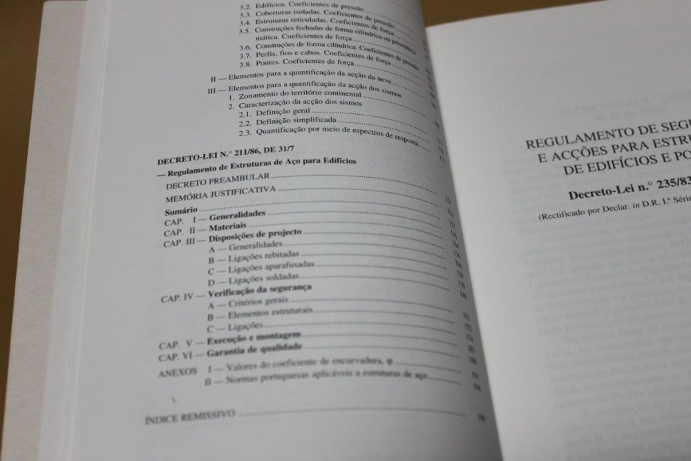 Regulamento de Segurança-Edifícios e Pontes