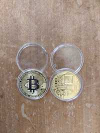 Монета сувенирная bitcoin