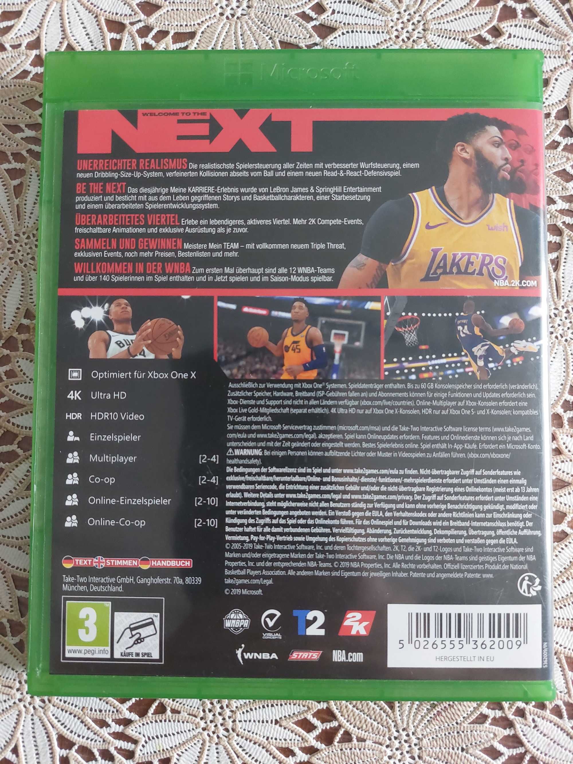 Gra NBA  2K 20 Xbox One