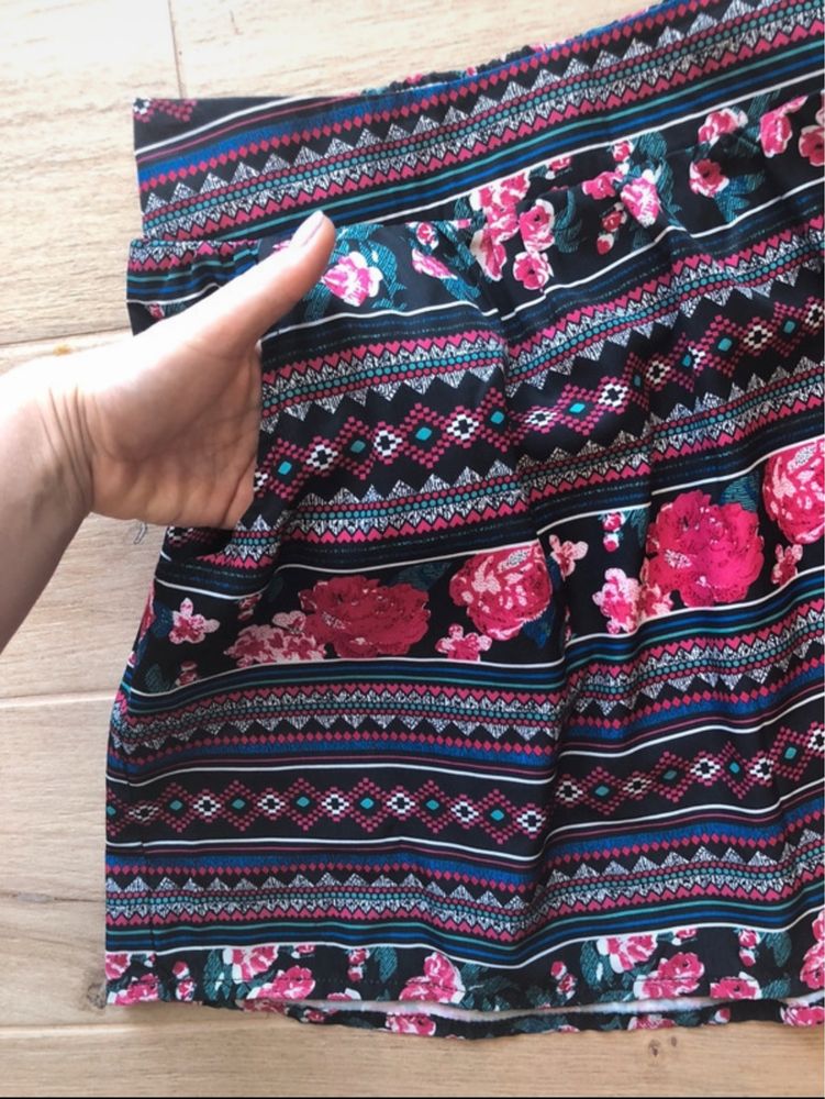 Mini spódniczka w kwiaty
