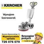 Wynajem szorowarek Karcher