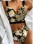 BIKINI / conjunto Top padrão tendência 2021