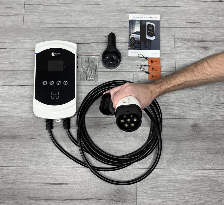 Feyree wallbox Wi-Fi 11kw 16A type 2 трьохфазна зарядна станція 380В