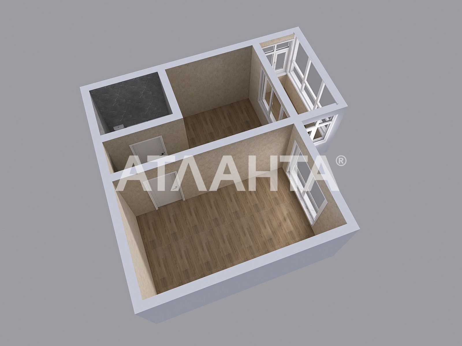Новая квартира  с балконом в ЖК Акварель 2