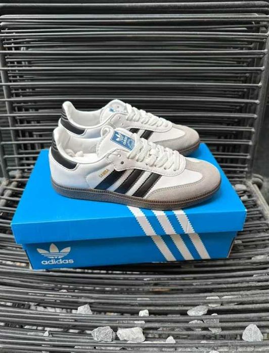 Buty Trampk Adidas_Samba_Vegan_White_Gum R.38.5