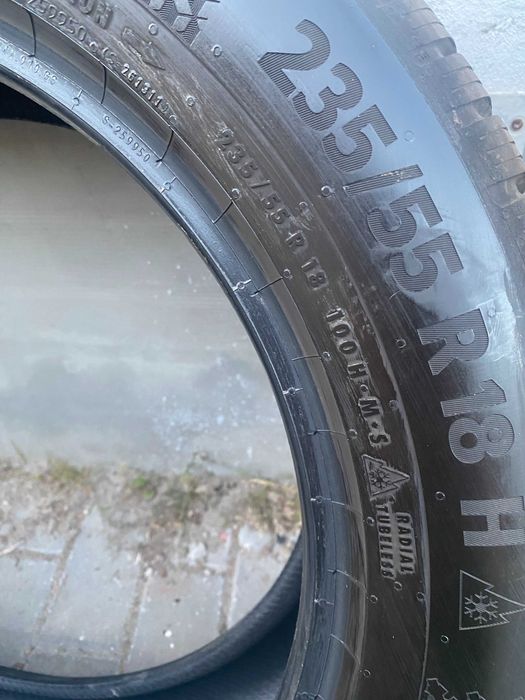 2 зимові шини 235/55 R18 100H Continental WinterContact TS870 P