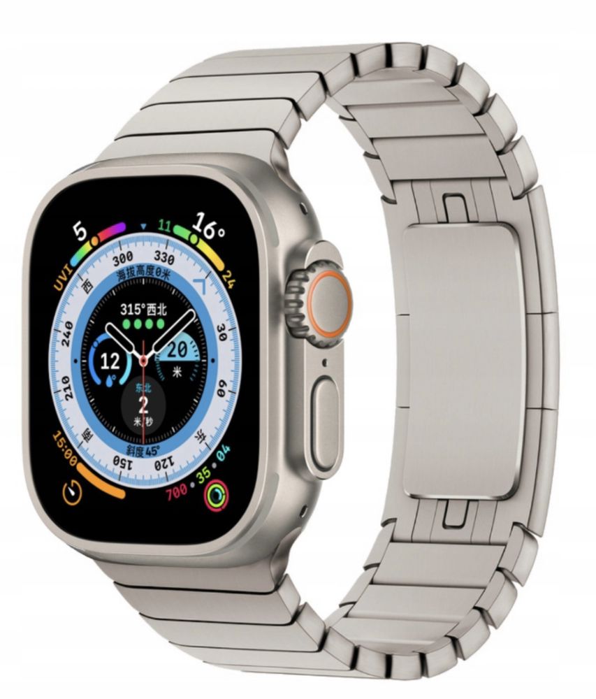 Pasek / bransoleta do Apple Watch Ultra oraz 45mm - stal nierdzewna