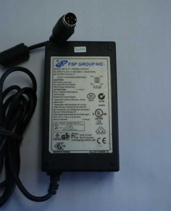 Zasilacz FSP GROUP FSP060-1AD101C 12V 5A 60W