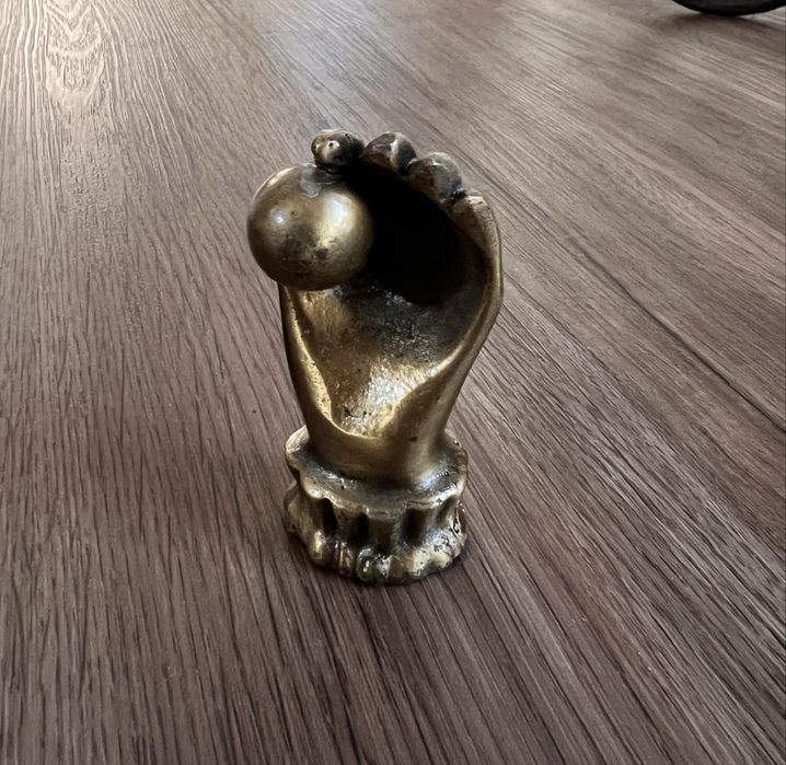 Porta caneta bronze.Anos 1950