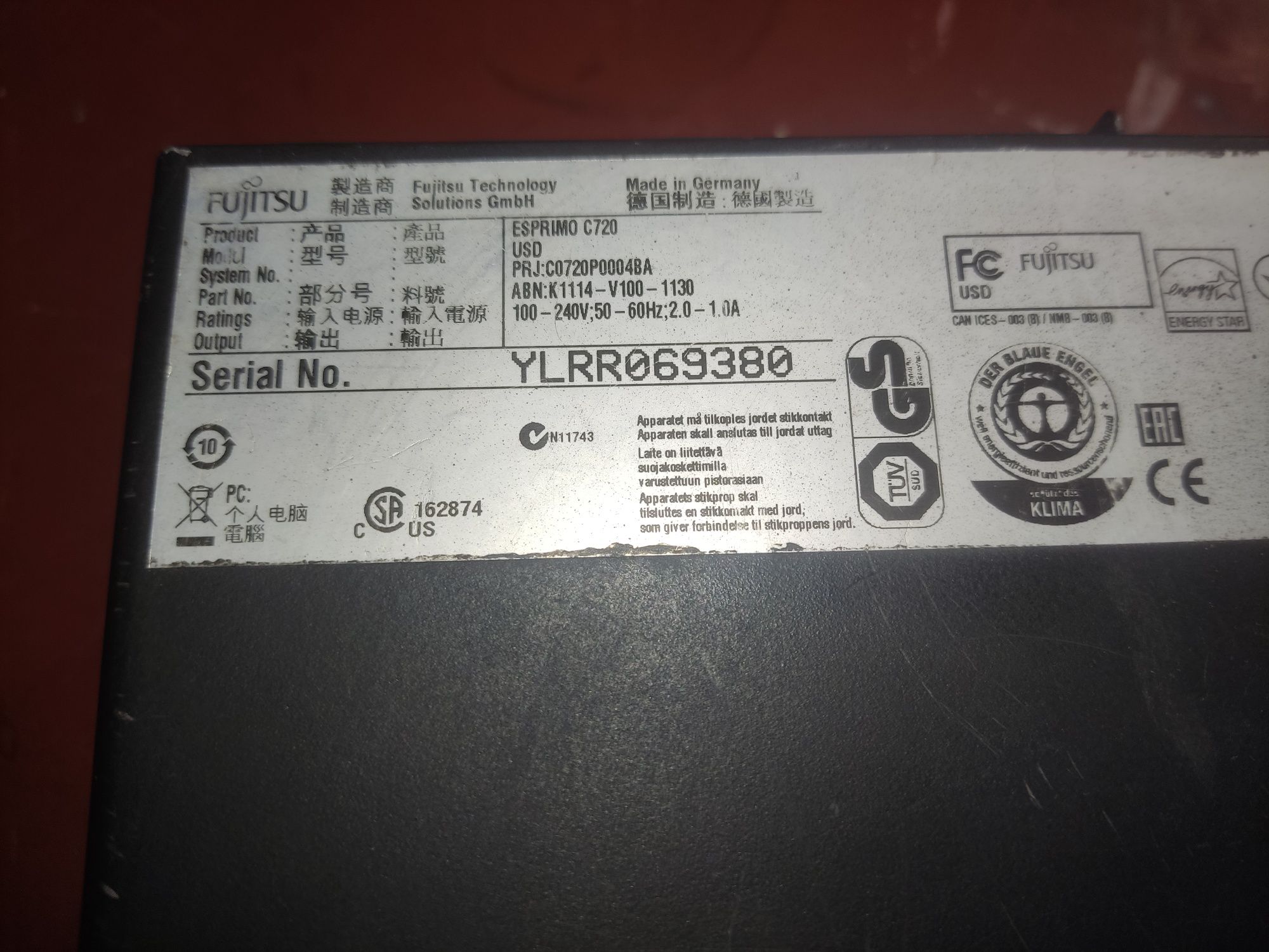 Системный блок I3 16Gb fujitsu C720