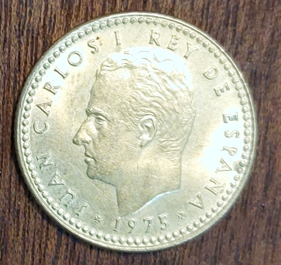 Moeda 1 Peseta de 1975 (Moeda Valiosa)