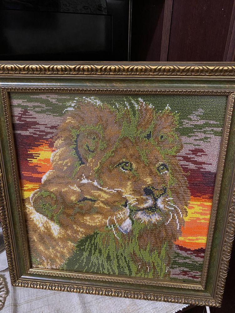 Картина пара львов