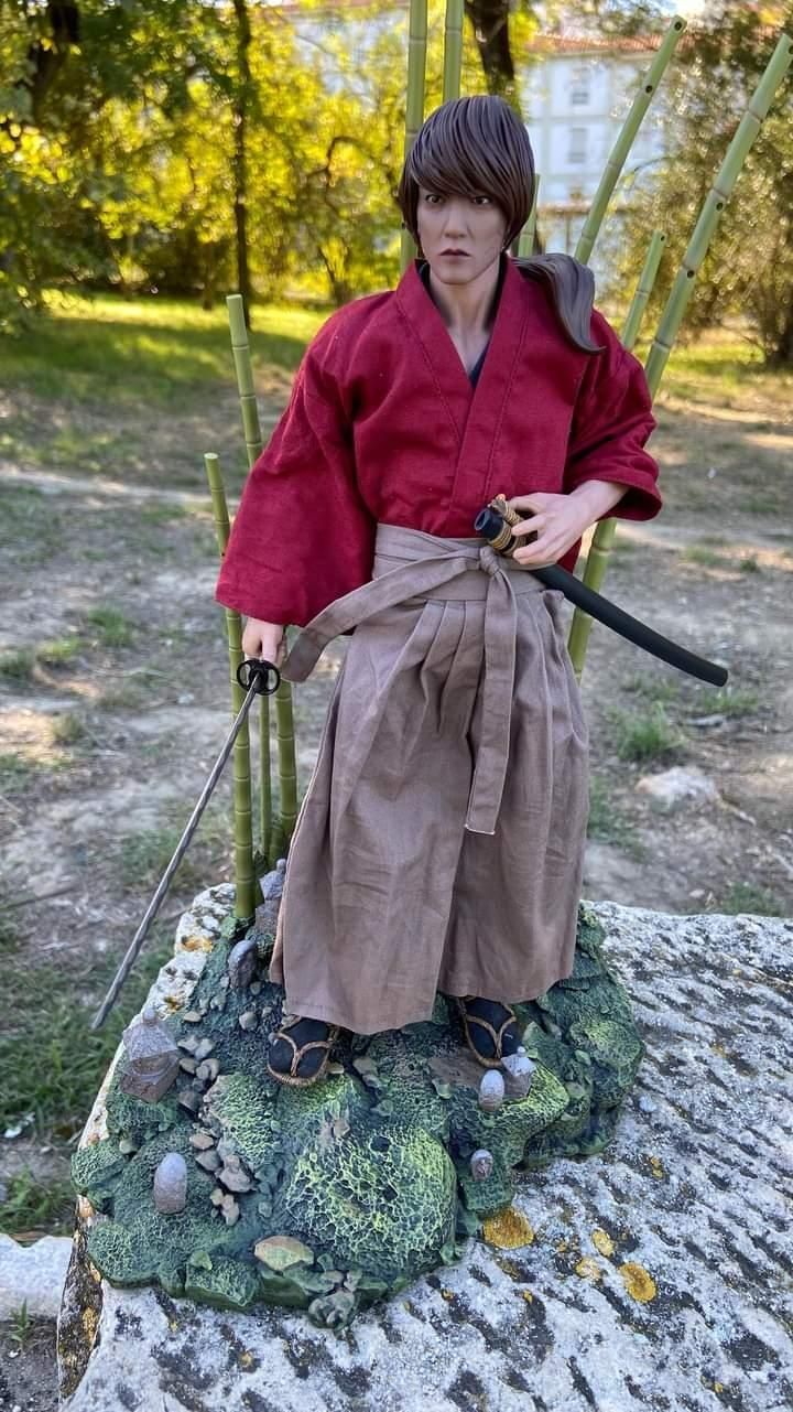 Vts Toys Kenshin Himura Samurai Figure 1/6