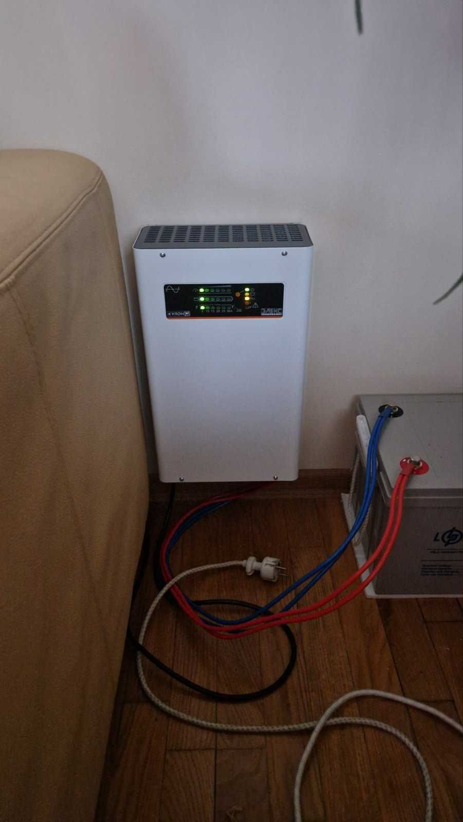 Комплект живлення: ДБЖ Елекс Q-1000/12 V4.0 / АКБ LPM-MG 12V-150 Ah