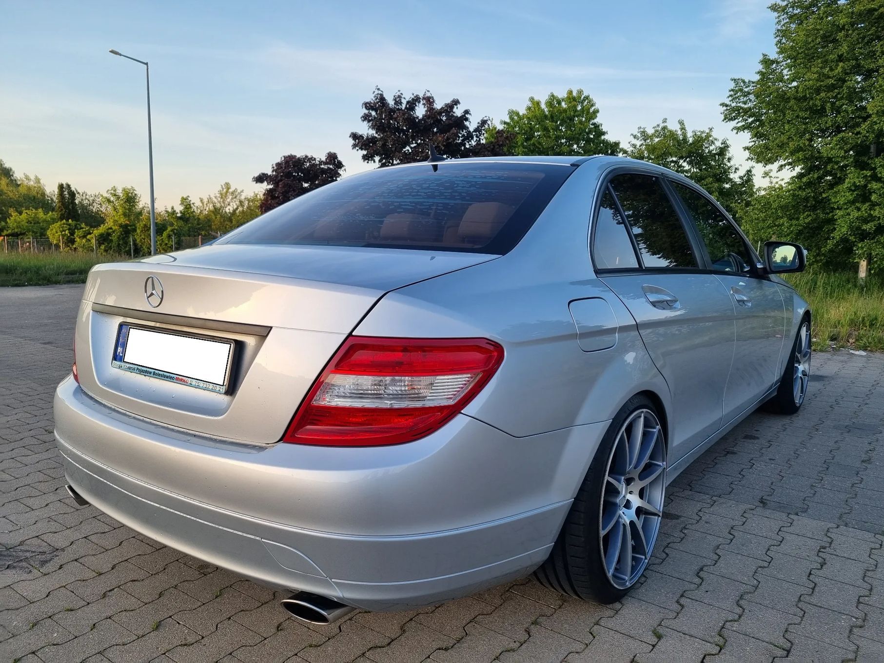 Mercedes-Benz Klasa C 3.0 V6 231KM zarejestrowany BEZWYPADKOWY navi LPG instalacjaGAZOWA