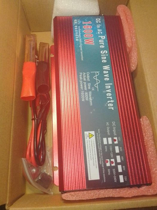 Инвертор чистый синус 1600w