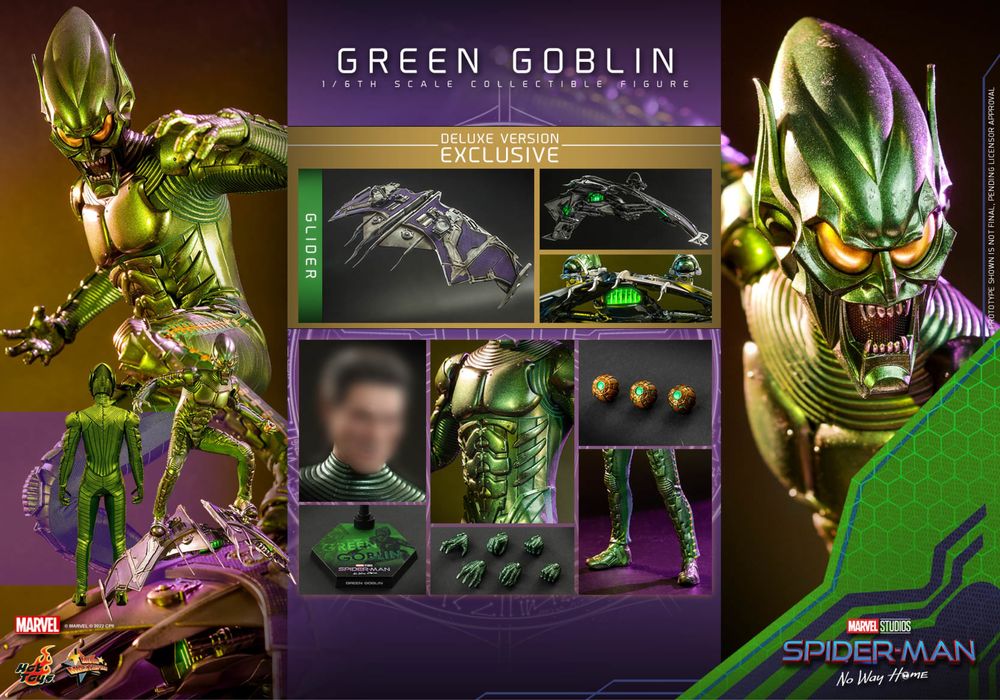 Фигурка 1/6 hot toys mms 631 SPIDER-MAN : NO WAY HOME – GREEN GOBLIN