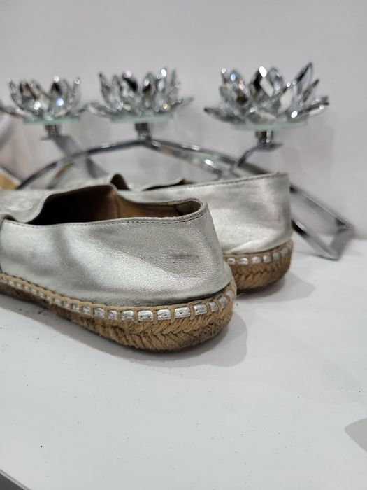 Kenzo r 39 espadryle srebrne