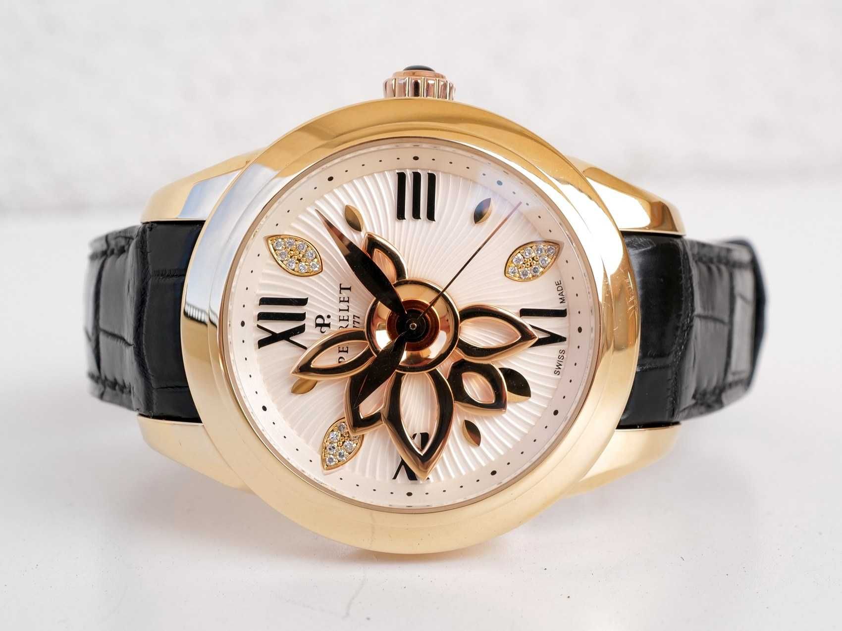 Perrelet Diamond Flower 18K Rose Gold 37mm