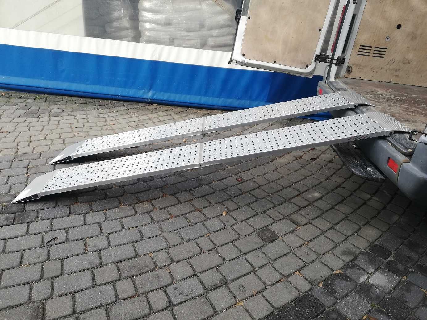 Najazdy Aluminiowe Włoskie 3,5m 4200kg Dostawa 0zł