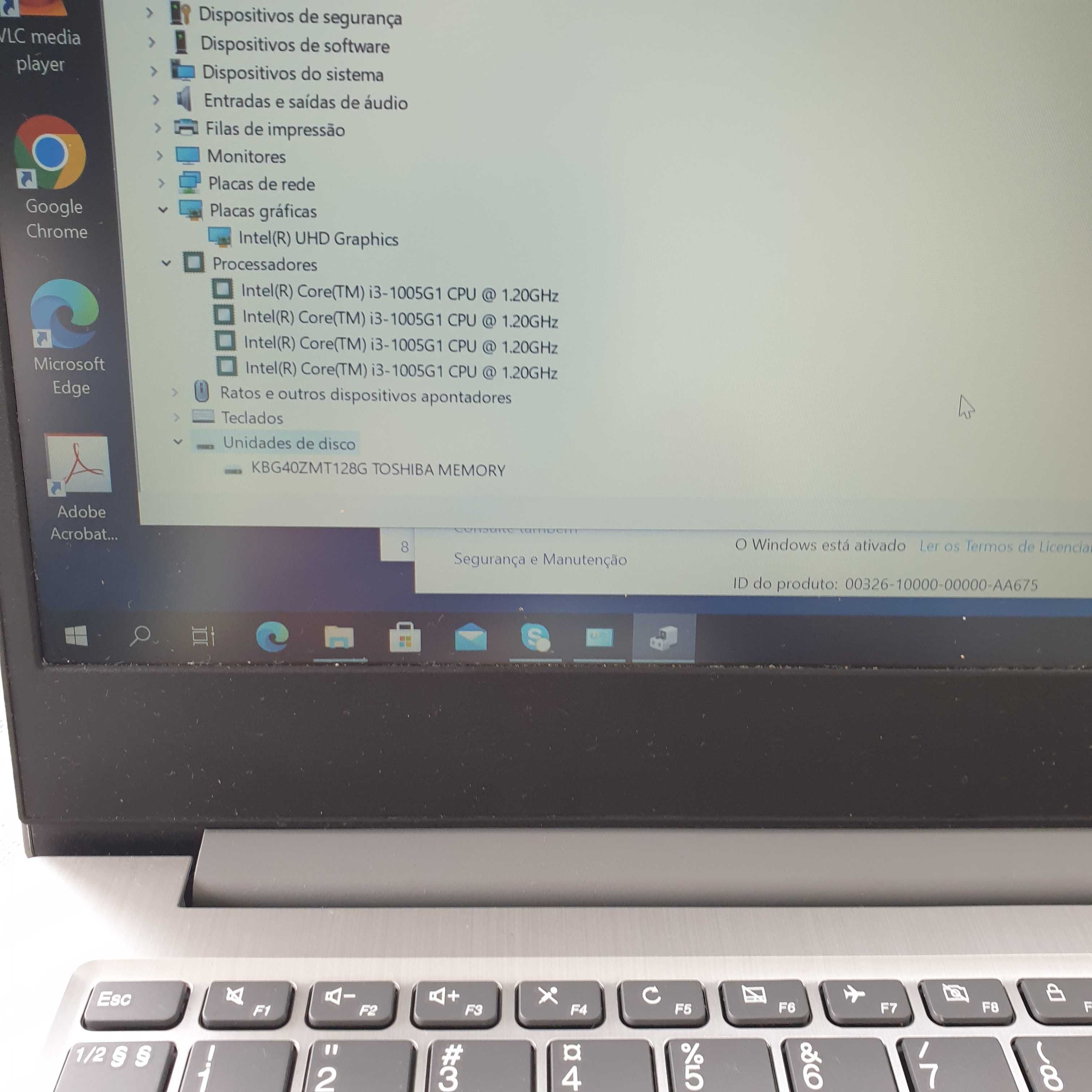 lenovo ideapad 3 14iil05 processador i3-1005G1, testado sem anomalia