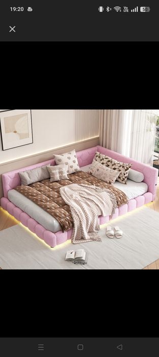 Łóżko do pokoju dla dziewczynki 140x200 bez materaca