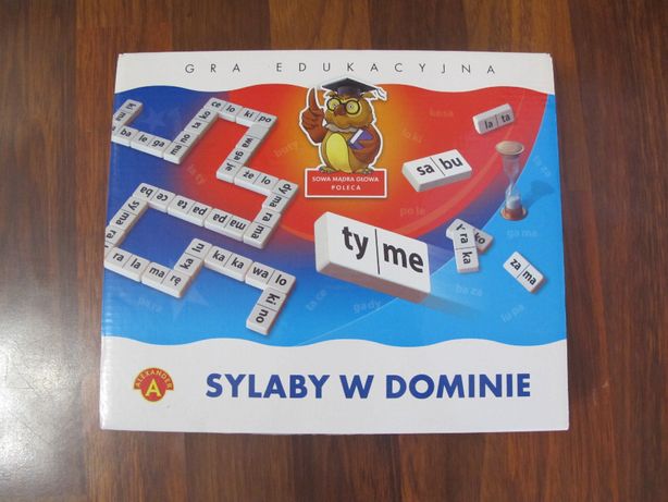 Gra edukacyjna - Sylaby w dominie