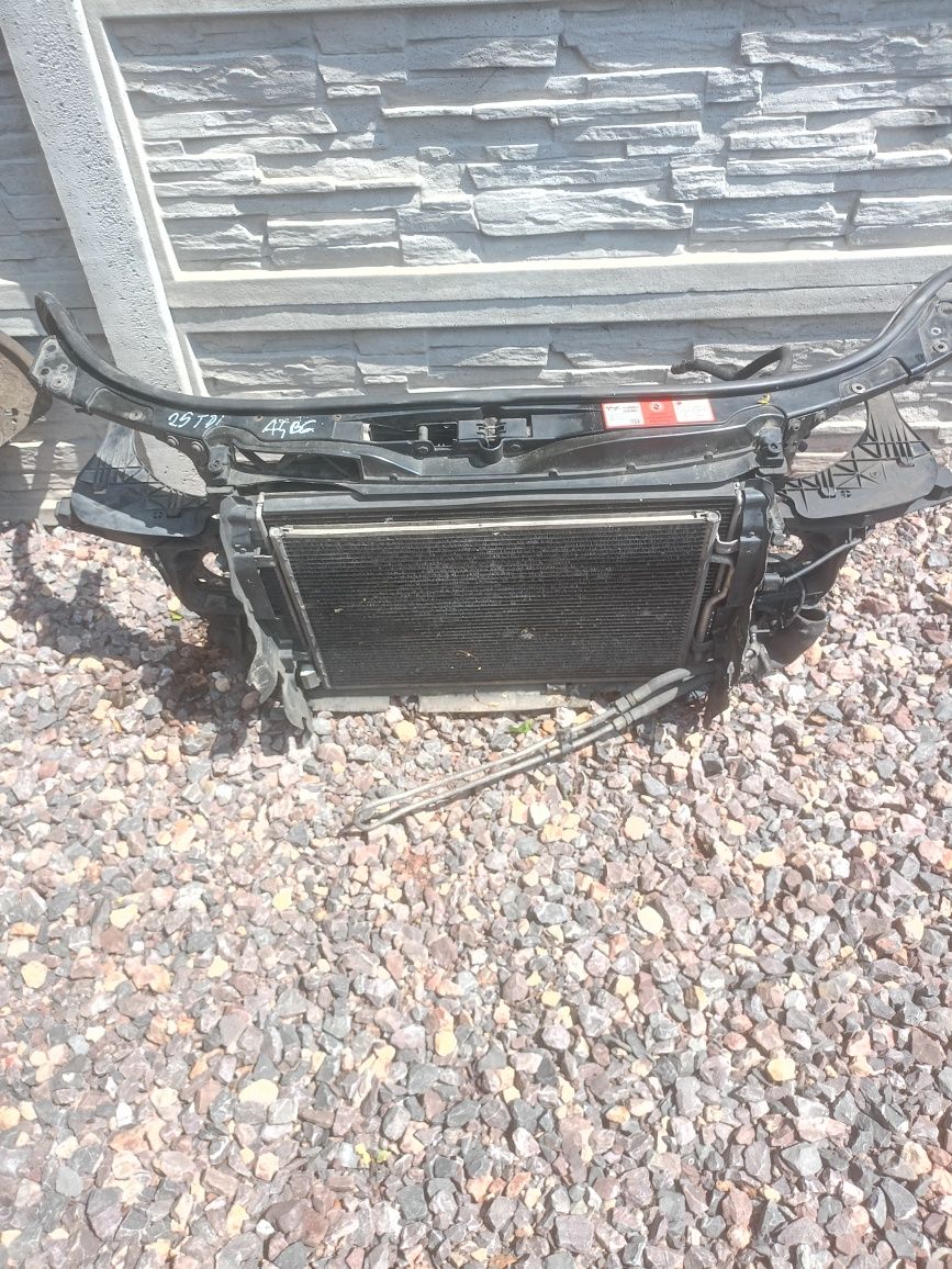 Pas przedni z chłodnicami audi a4 b6 2.5 TDI