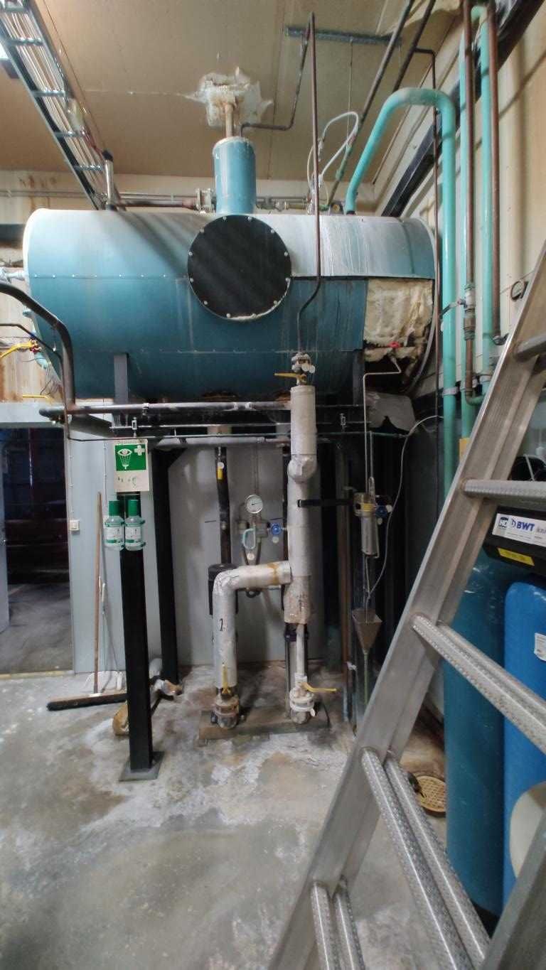 Generator pary: VEA mod. UNIVEX 25G H13 + system uzdatniania
wody