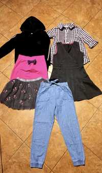 Ubrania dla dziewczynki 116