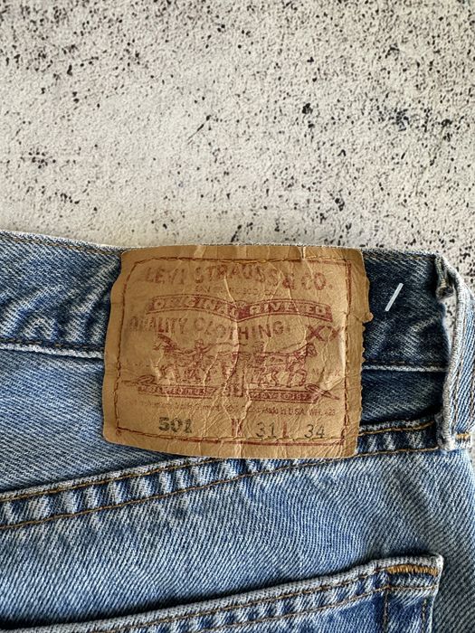 Винтажные джинсы Levis 501 оригинал Размер 31/34