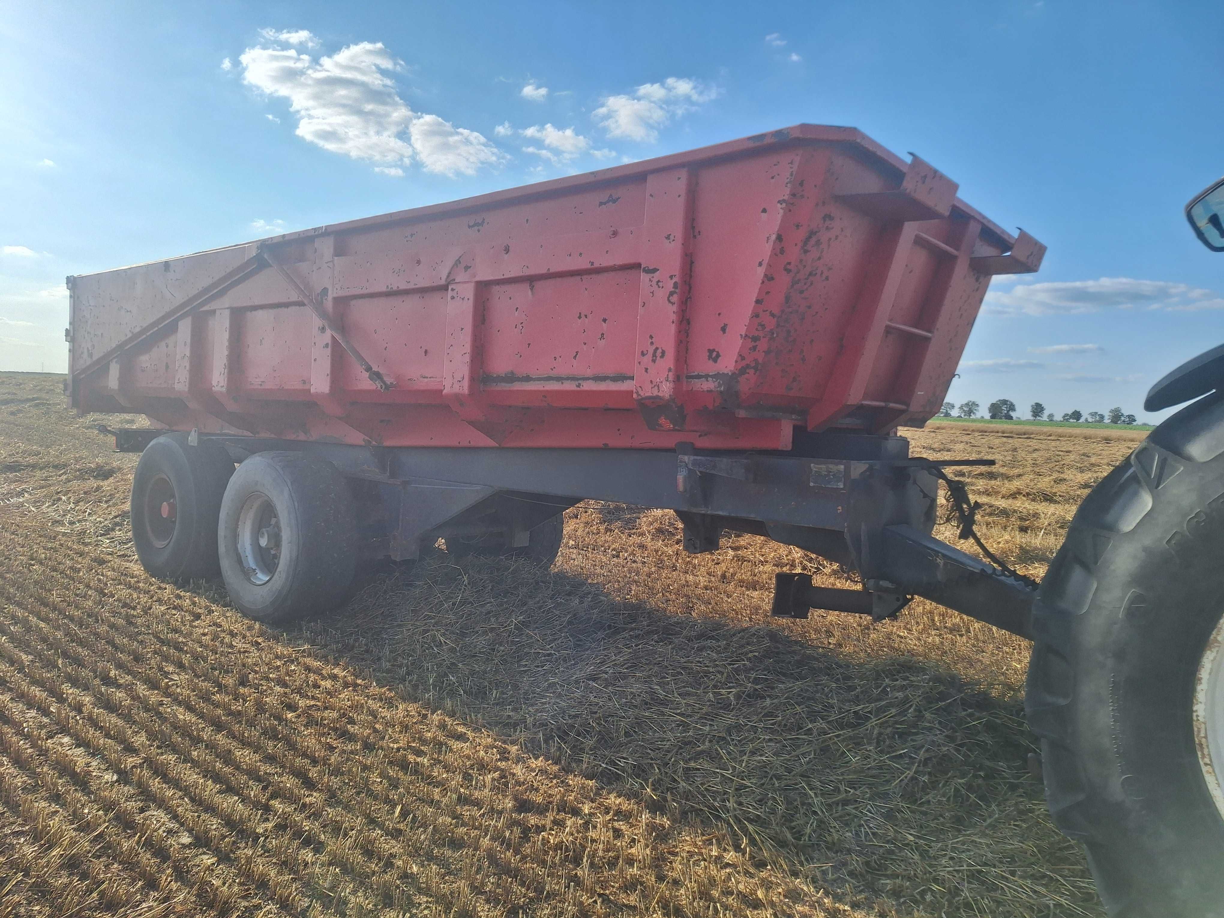 przyczepa wywrotka rolnicza tandem knapik 18 ton + nadstawki