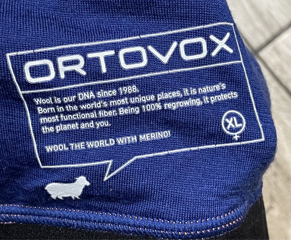 Stanik Ortovox ROCK’N’WOOL Merino Wool XL