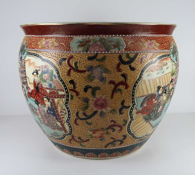 Aquário / Cachepô de Grande Porte - Porcelana da China - 36 cm