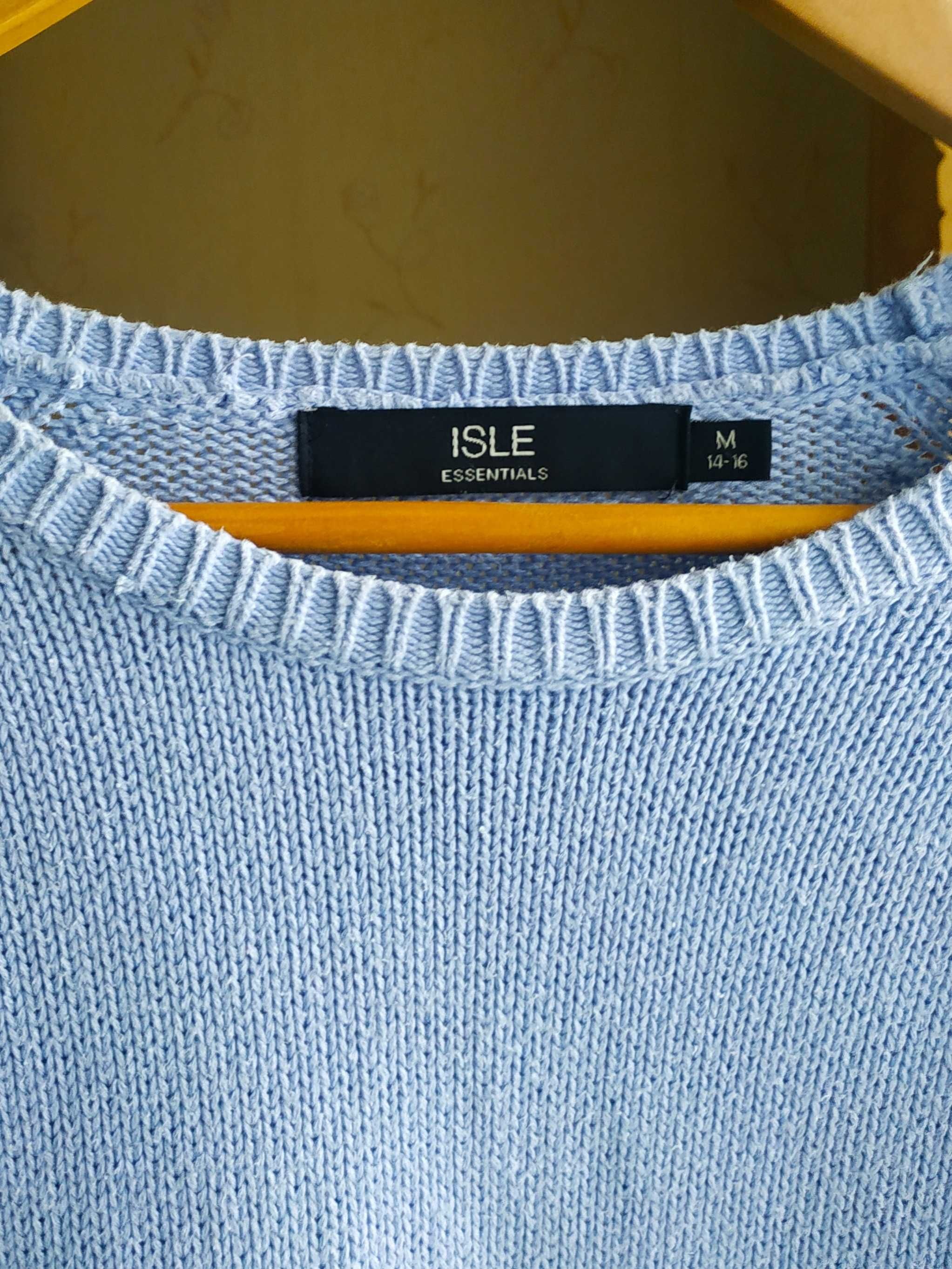 Светр Isle Essentials блакитний джемпер кофта оверсайз свитер