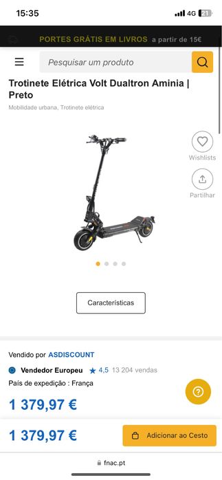 Trotnet eletrica dualtron