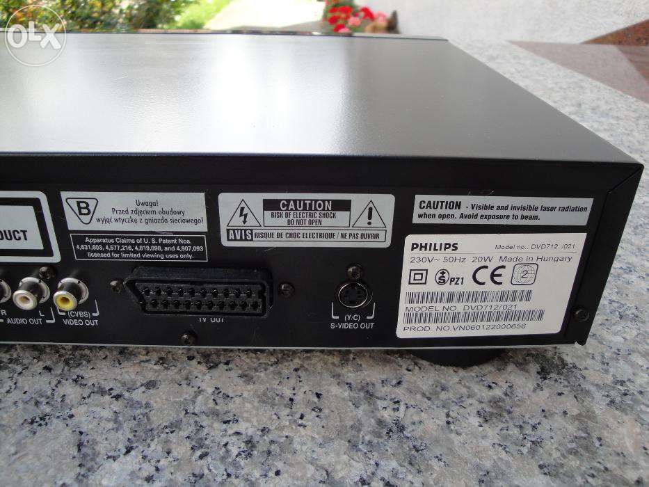 Oryginalny Odtwarzacz Philips DVD 712 Wrocław