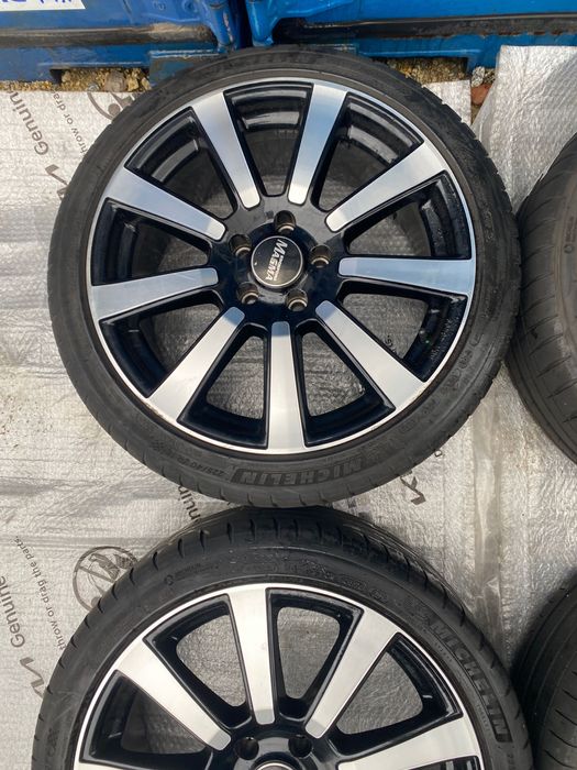 Felgi Aluminiowe VW AUDI Skoda 5x112 ET42 8x18” Czarne POLERKA idealne