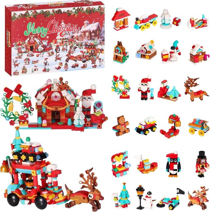 Адвент календар з конструктором лего на 24 дні