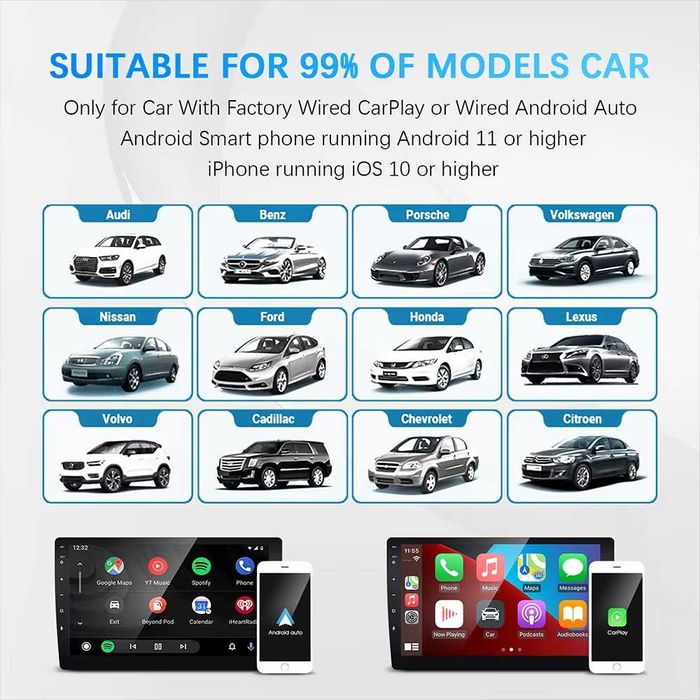 [CarPlay] / [AndroidAuto] якісний безпровідний адаптер флешка карплей