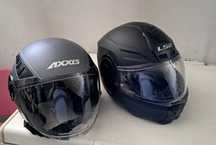 capacetes - L52 tamanho XL e Axxis tamanho M