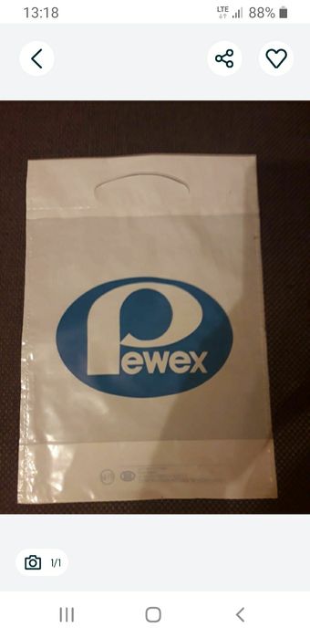 Reklamówki pewex małe 10 szt.