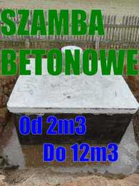 Szamba betonowe 7m3 Zbiorniki betonowe Piwnice Ziemianki